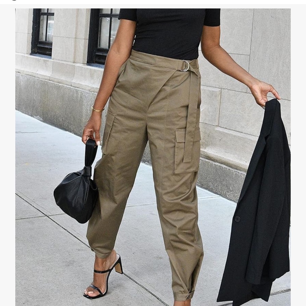 The Drop Women's Mushroom Belted Cargo Pant by @karenbritchick